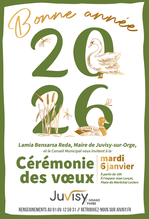 Affiche de la cérémonie des vœux